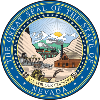 The Great Seal of the State of Nevada.